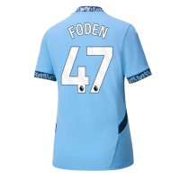 Manchester City Phil Foden #47 Kotipaita Naiset 2024-25 Lyhythihainen